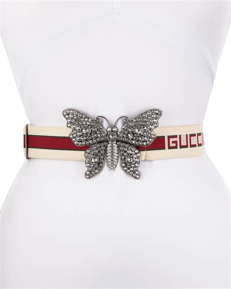 gucci butterfly belt mens|Gucci butterfly belt buckle.